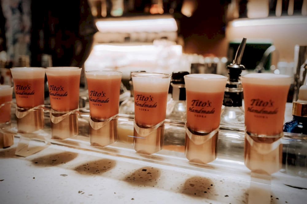A perfect lineup of handcrafted shots, infused with smooth Tito’s Handmade Vodka
